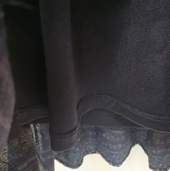 Old Navy Cottagecore Floral Dress M Tall Midi Maxi Blue Prairie Ruffle Peasant - Picture 9 of 14